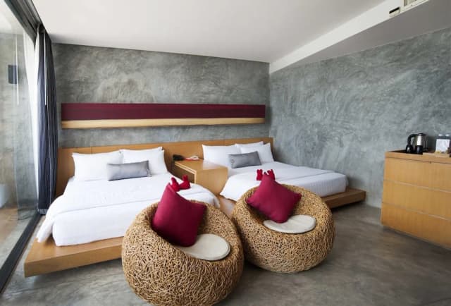 나우 호텔-패밀리룸, 퀸사이즈침대 2개-4