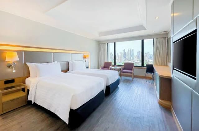 曼谷中庭大美居酒店-豪華客房, 2 張單人床-2