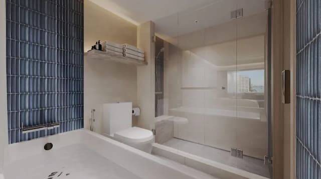 曼谷湄南河畔華美達廣場酒店-豪華客房, 1 張特大雙人床, 河景 (Premier)-5