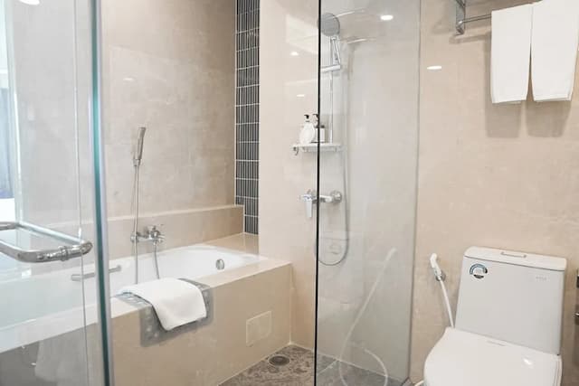 曼谷湄南河畔華美達廣場酒店-豪華客房, 1 張特大雙人床, 河景 (Premier)-8