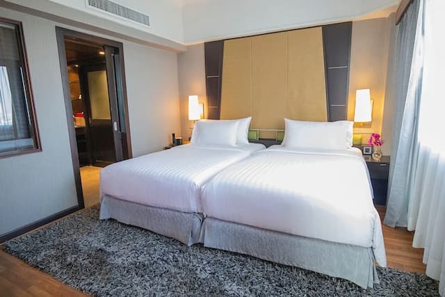 曼谷湄南河畔華美達廣場酒店-套房, 2 張單人床, 河景 (Plaza)-1