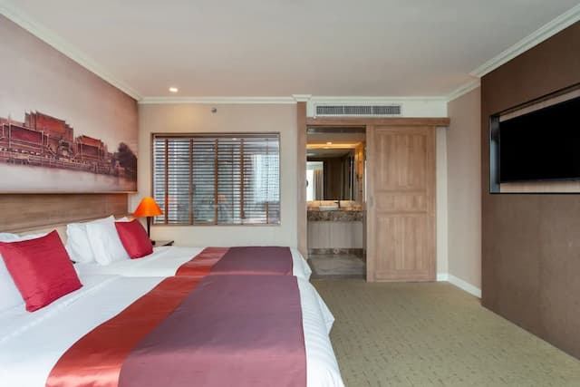 曼谷湄南河畔華美達廣場酒店-套房, 2 張單人床, 河景 (Royal Thai Suite)-6