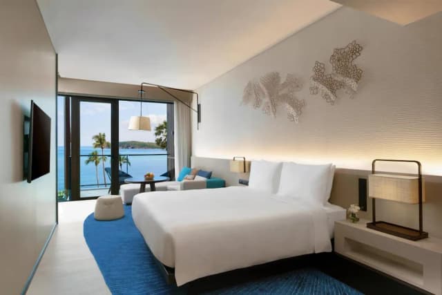 Hyatt Regency Koh Samui-休閒客房, 1 張特大雙人床, 海景-5