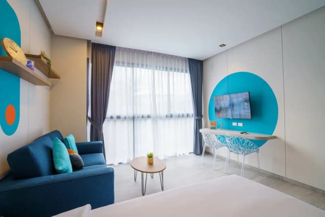 HOMAプーケットタウン-Superior Studio, 2 Twin Beds, Tower + Free Coworking Space-2