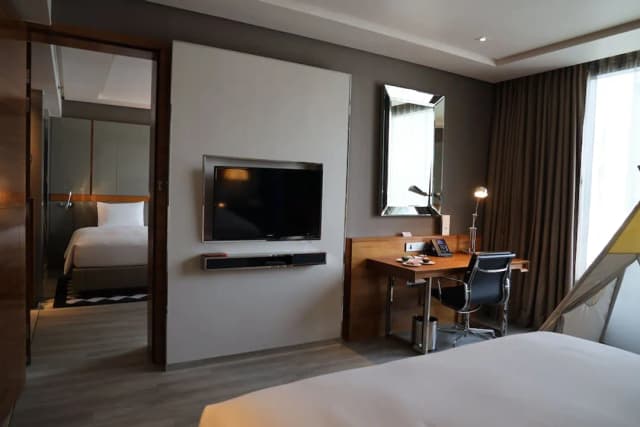 曼谷素坤逸希爾頓飯店-家庭客房-3