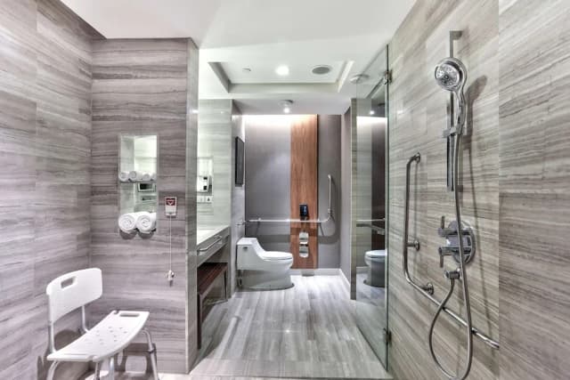 曼谷素坤逸希爾頓飯店-Hilton, 豪華客房, 1 張特大雙人床, 無障礙-6