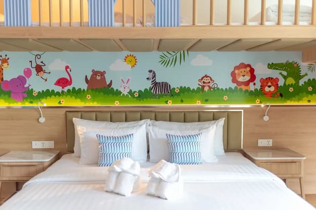 Infinity Aonang Krabi Hotel-家庭客房, 泳池景-3