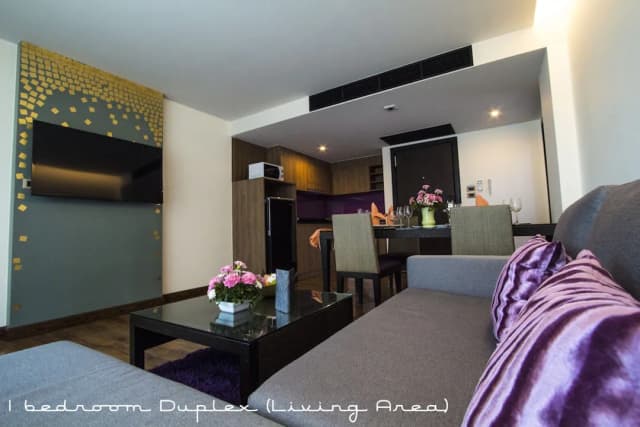 海灘高地度假村-複式房屋, 1 間臥室, 小廚-6