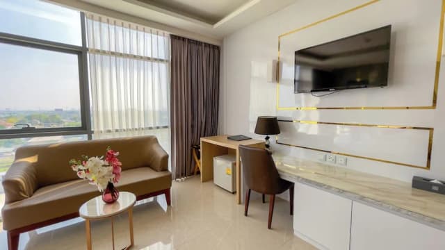 Elegant Airport Hotel-家庭四人房, 多张床-10