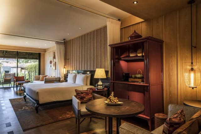 アンダーズ パタヤ ジョムティエン ビーチ、バイ ハイアット-デラックス ルーム キングベッド 1 台 ガーデンビュー-4