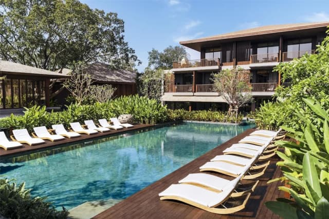 アンダーズ パタヤ ジョムティエン ビーチ、バイ ハイアット-ルーム シングルベッド 2 台 プールビュー-1