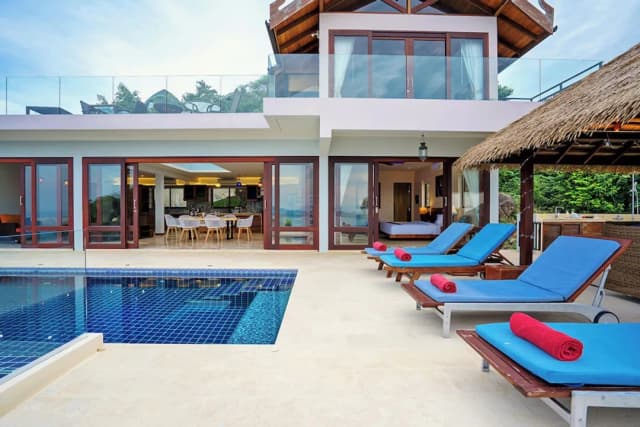 샌들우드 럭셔리 빌라-3 Bedroom Ocean View Grand Pool Villa-11