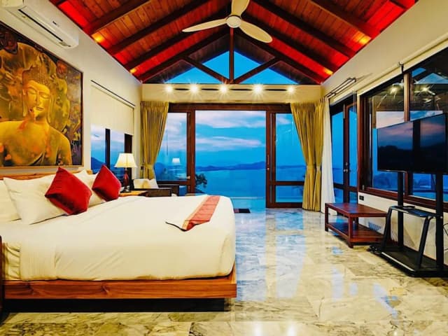 샌들우드 럭셔리 빌라-3 Bedroom Ocean View Grand Pool Villa-3