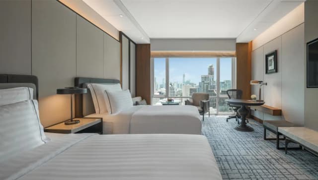 콘래드 방콕-이그제큐티브룸, 싱글침대 2개-1