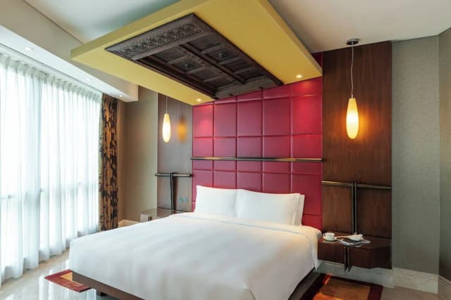 더 크릭사이드 호텔 두바이, 아코르 호텔-이그제큐티브 스위트, 킹사이즈침대 1개, 시내 전망-1