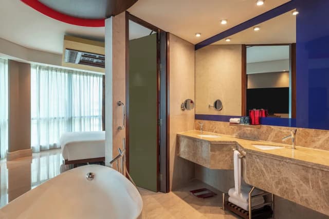 더 크릭사이드 호텔 두바이, 아코르 호텔-슈피리어 트윈룸, 싱글침대 2개, 시내 전망-4