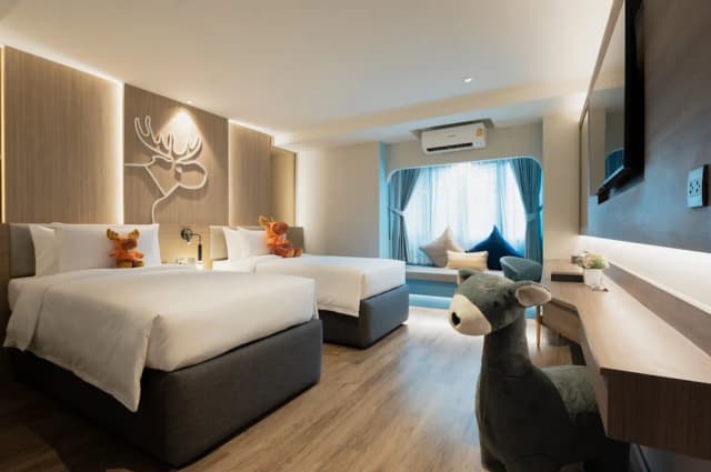 Moose Hotel Nimman-Superior Twin Bed-3
