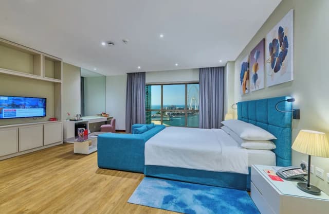 라마다 호텔 & 스위트 바이 윈덤 두바이 JBR-디럭스룸, 킹사이즈침대 1개, 시내 전망-3