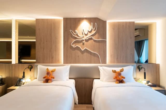 Moose Hotel Nimman-Deluxe King or Twin Bed with shower-3
