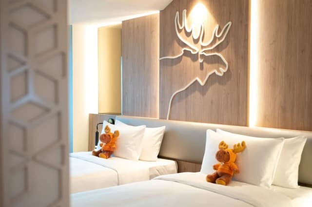 Moose Hotel Nimman-Deluxe King or Twin Bed with shower-4
