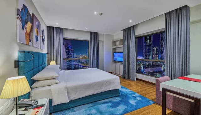 라마다 호텔 & 스위트 바이 윈덤 두바이 JBR-스위트, 킹사이즈침대 1개, 발코니, 시내 전망-1
