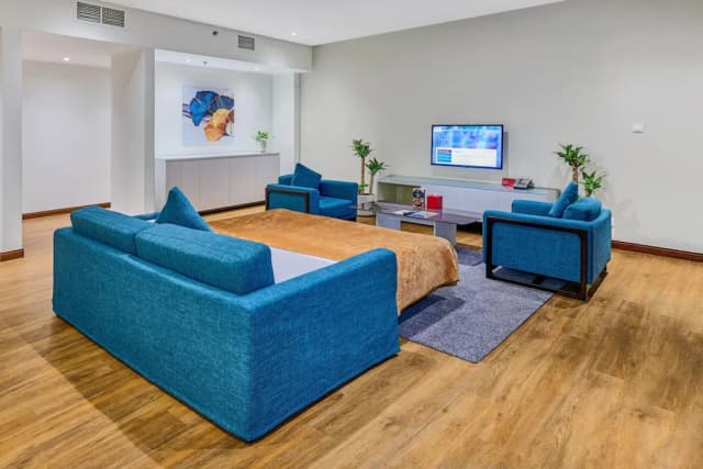 라마다 호텔 & 스위트 바이 윈덤 두바이 JBR-스위트, 킹사이즈침대 1개, 발코니, 부분 바다 전망-5