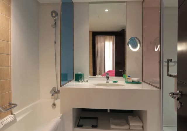 라마다 호텔 & 스위트 바이 윈덤 두바이 JBR-디럭스룸, 싱글침대 2개, 시내 전망-9