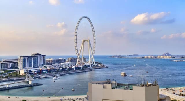 라마다 호텔 & 스위트 바이 윈덤 두바이 JBR-스위트, 침실 2개, 발코니, 부분 바다 전망-2