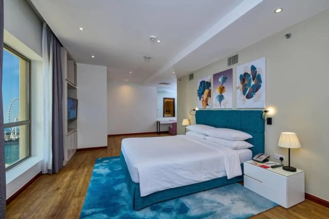 라마다 호텔 & 스위트 바이 윈덤 두바이 JBR-스위트, 침실 2개, 발코니, 부분 바다 전망-1