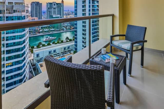 라마다 호텔 & 스위트 바이 윈덤 두바이 JBR-스위트, 침실 2개, 발코니, 시내 전망-6