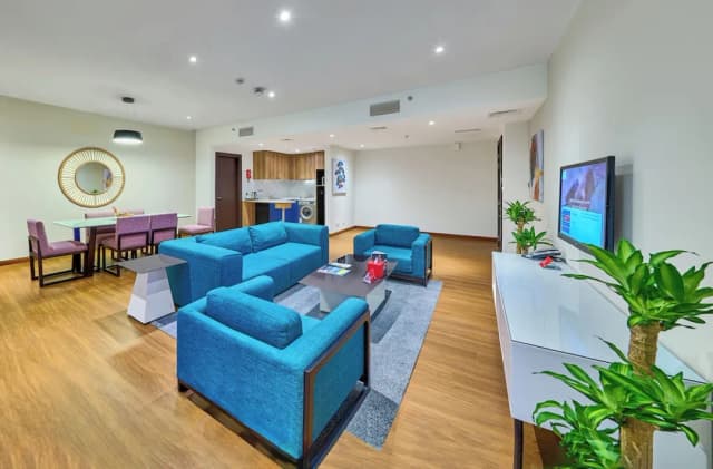 라마다 호텔 & 스위트 바이 윈덤 두바이 JBR-스위트, 침실 2개, 발코니, 시내 전망-3