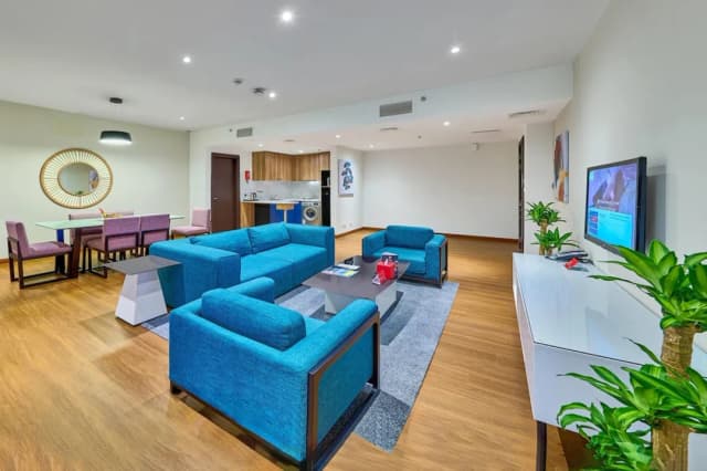 라마다 호텔 & 스위트 바이 윈덤 두바이 JBR-스위트, 침실 2개, 발코니, 시내 전망-9