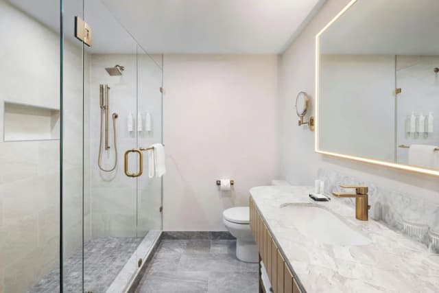 溫哥華山峰市區萬豪酒店-高級客房, 2 張加大雙人床-3