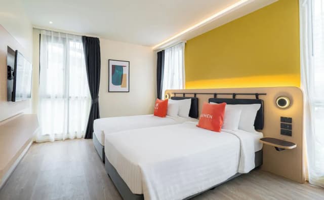 Lumen Bangkok Udomsuk Station-Lumen City View Twin Bed-9