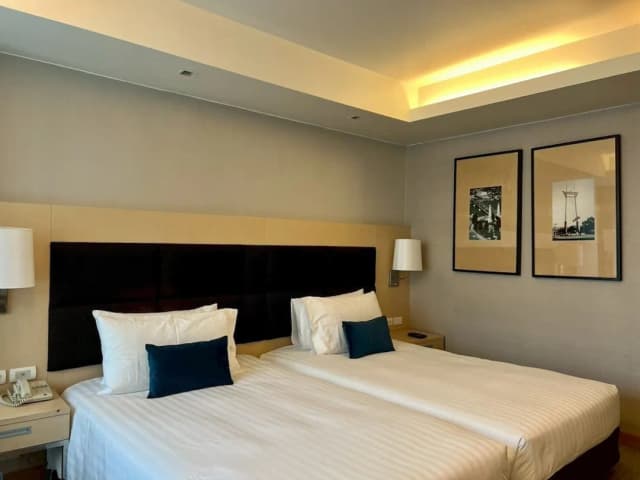 曼谷 12 大道飯店-Deluxe Twin Room, City View-3