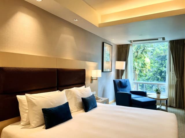 曼谷 12 大道飯店-Deluxe Twin Room, City View-4