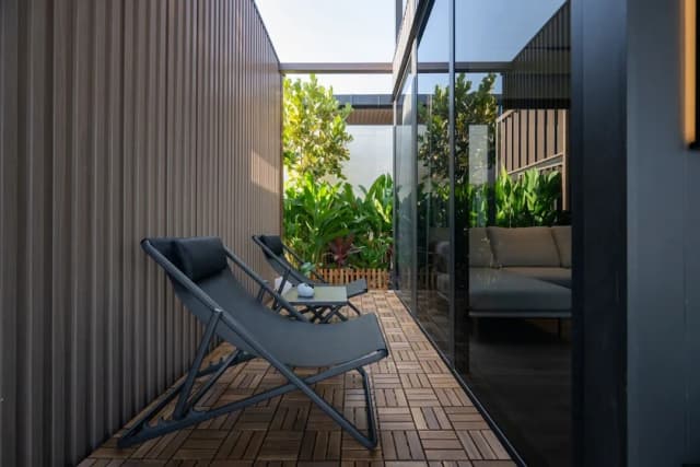 Shan Villas Sukhumvit-小型顶层房, 2 间卧室, 热水浴缸, 城市景观-11