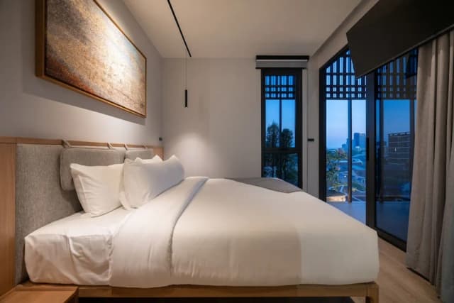 Shan Villas Sukhumvit-小型顶层房, 2 间卧室, 热水浴缸, 城市景观-23