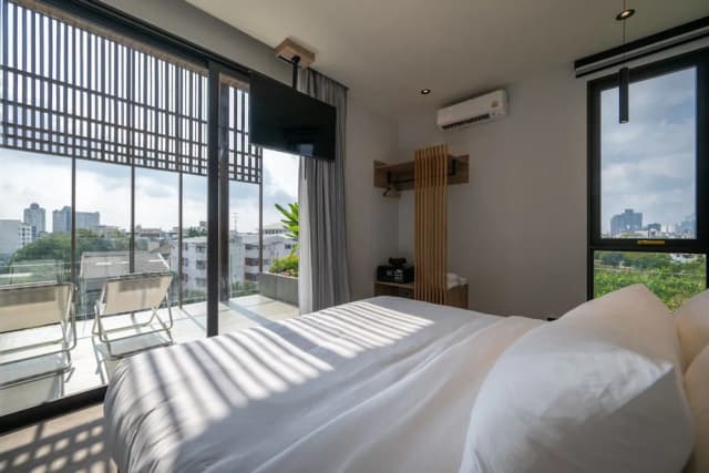 Shan Villas Sukhumvit-行政套房, 2 间卧室, 热水浴缸, 城市景观-1