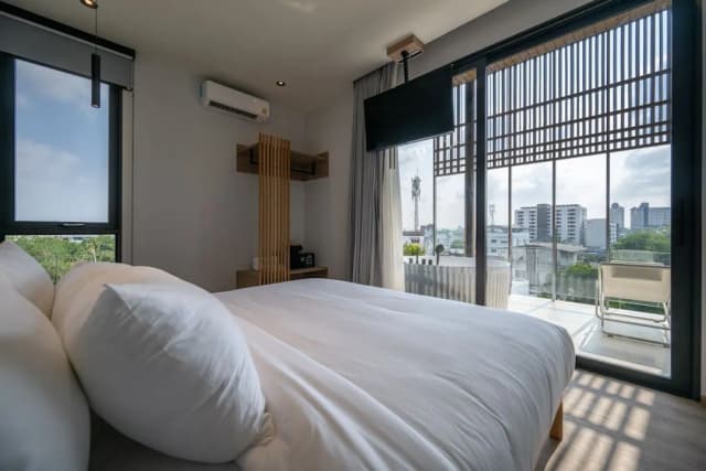 Shan Villas Sukhumvit-行政套房, 2 间卧室, 热水浴缸, 城市景观-5