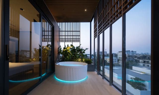 Shan Villas Sukhumvit-行政套房, 2 间卧室, 热水浴缸, 城市景观-35