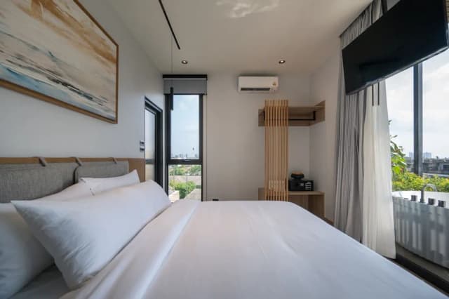 Shan Villas Sukhumvit-行政套房, 2 间卧室, 热水浴缸, 城市景观-6