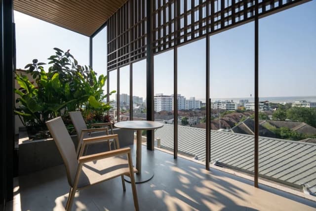 Shan Villas Sukhumvit-小型顶层房, 2 间卧室, 热水浴缸, 泳池景观-29