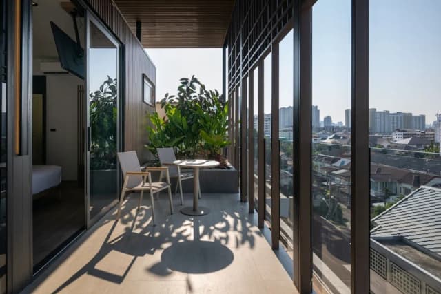 Shan Villas Sukhumvit-小型顶层房, 2 间卧室, 热水浴缸, 泳池景观-31