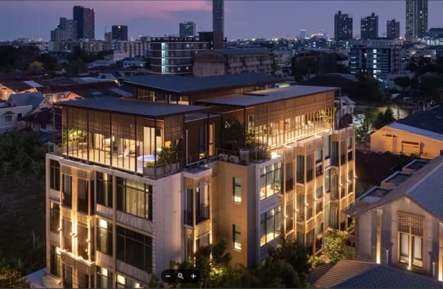 Shan Villas Sukhumvit-小型顶层房, 2 间卧室, 热水浴缸, 泳池景观-35