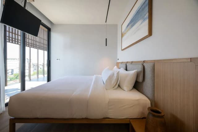 Shan Villas Sukhumvit-小型顶层房, 2 间卧室, 热水浴缸, 泳池景观-20