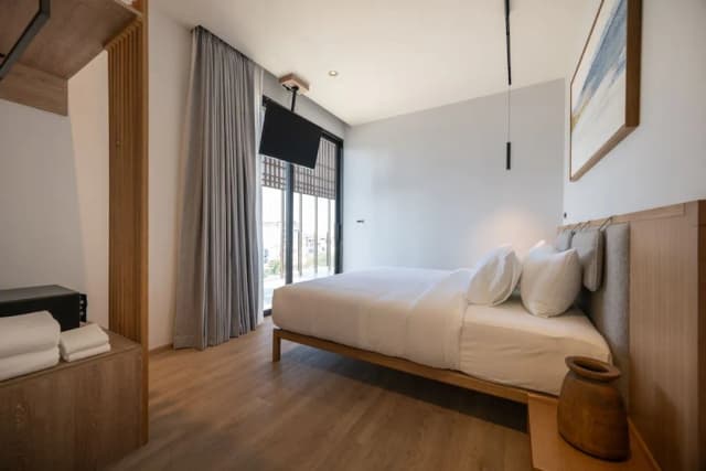 Shan Villas Sukhumvit-小型顶层房, 2 间卧室, 热水浴缸, 泳池景观-23