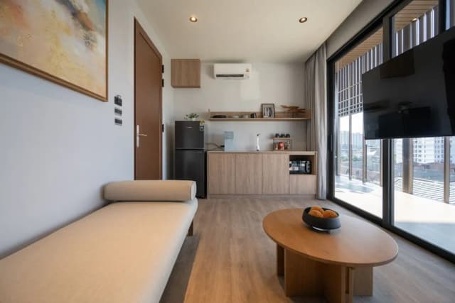 Shan Villas Sukhumvit-小型顶层房, 2 间卧室, 热水浴缸, 泳池景观-11