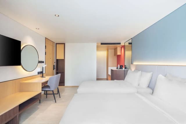 Best Western Click Sathorn 11 Bangkok-高級客房, 2 張單人床, 非吸煙房-1