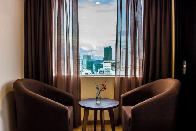 오션 뷰 나트랑-이그제큐티브 더블룸 또는 트윈룸, 발코니, 바다 전망-3